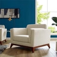 thumbnail image 2 of Allora Mid Century Modern Accent Chair in Beige, 2 of 5