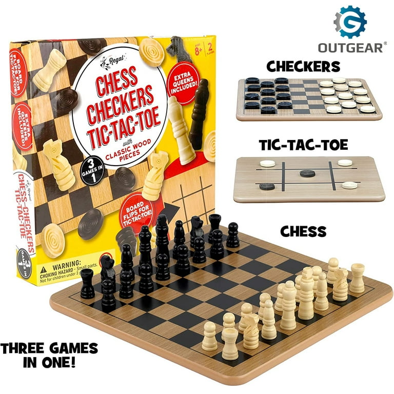 Chess and Draughts XL, Parlour Games, Puzzles & Games, Toys