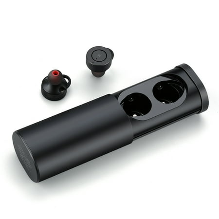 Pair Bluetooth Devices True Wireless Earbuds Stereo Bluetooth Headphones with Charging Case. Premium Sound - Secure Fit - Easy to Pair ()
