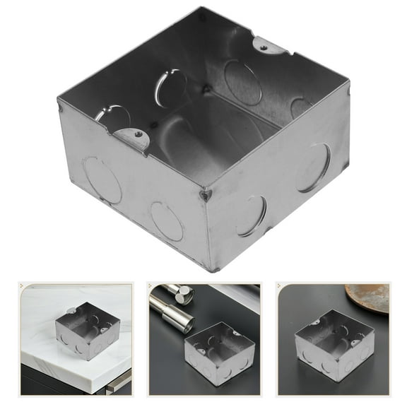 HOOWIFFY Concealed Wiring Floor Box, Stainless Steel, for Safe Home Installation