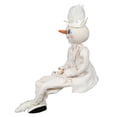 thumbnail image 3 of Gathered Traditions Art Doll Snowman White 9in x 6in x 29in, 3 of 4