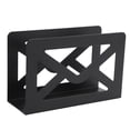 thumbnail image 1 of Holder Desktop Metal Mail Holder Modern Black Letter Organizer Multifunctional Letter Sorter Organizer with Cutout Envelope Design for Home Office School, 1 of 7