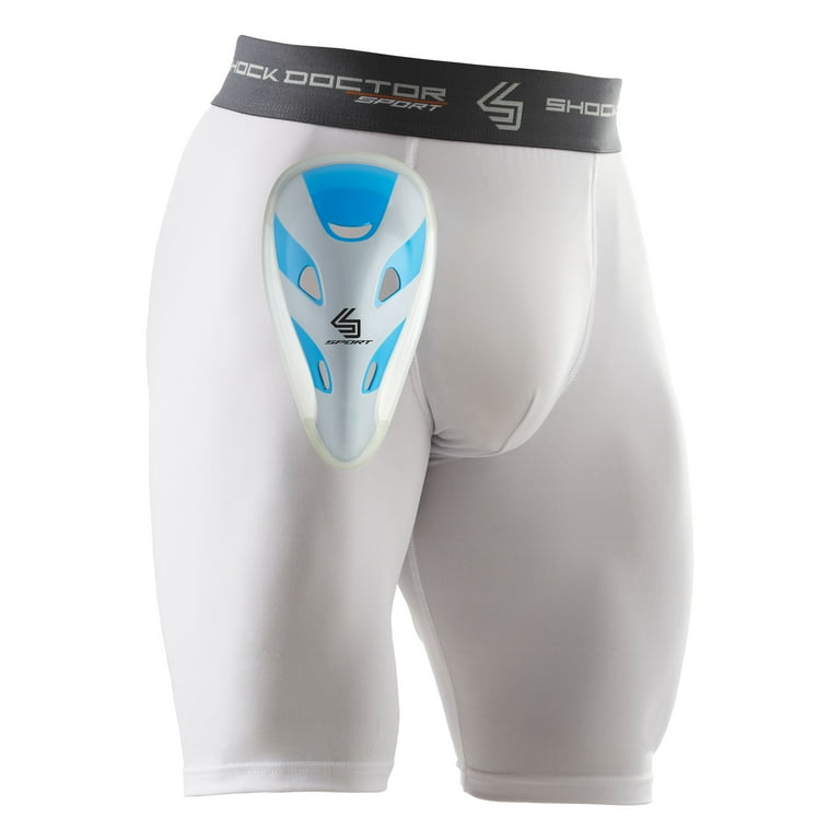 SHOCK DOCTOR ファウルカップ　コンプレッションショーツ Shock Doctor Compression Shorts with Protective Cup for Men