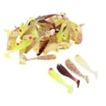 thumbnail image 3 of Señuelo Suave, Ligero, 50 Piezas, Cebo Suave, Cola Plana Para Bajo ANGGREK Soft Bait, 3 of 8