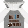 thumbnail image 4 of Inktastic My First Football Season Boys or Girls Long Sleeve Baby Bodysuit, 4 of 5