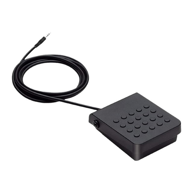 Milaget Pédale de Piano Électronique Pièces d'Instrument de Musique Antidérapantes Pédale Compacte 3.5mm Jack