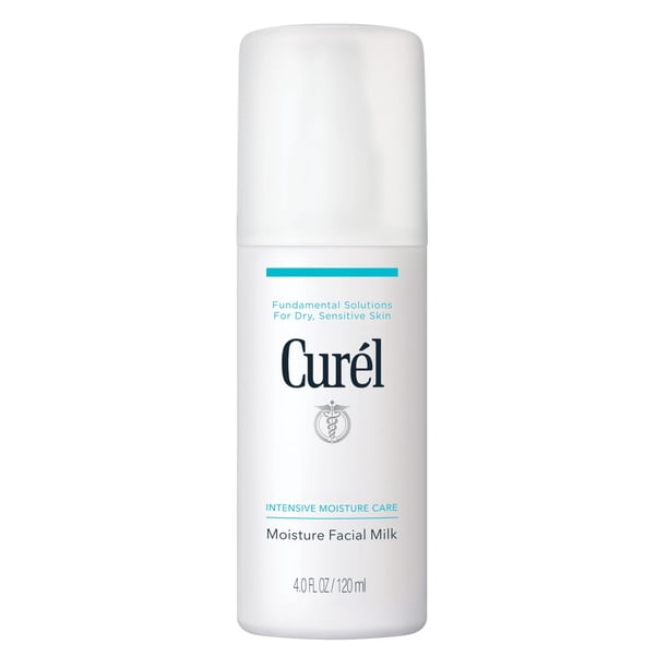 Leche hidratante facial hidratante Curel para pieles secas y sensibles
