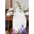 thumbnail image 2 of Table Runner Dresser Scarf 13 x 36 Inch Spring Lavender Watercolor Purple Floral Pastoral Style Table Runners Non-Slip Heat Kitchen Dining Table Decor for Indoor Outdoor Home Party Decoration, 2 of 7