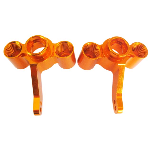 Vogacara RCGOFFLOW-portador de buje de dirección, nudillos de bloque de dirección duraderos para todoterreno 1/10 FS 53633 51805 51806 53625 Kits de construcción modelo Dorado