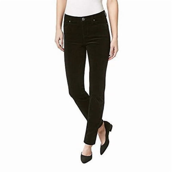 Buffalo David Bitton Womens Corduroy Skinny Pants Black 4/27