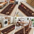 thumbnail image 5 of 3'x5' Rug for Living Room Bedroom, Vintage Coffee Time Washable Area Rugs Non-Slip Carpet Mats, Farmhouse Desserts Beige Burlap Indoor Low Pile Area Rug Runner for Kitchen, Mudroom, 5 of 8
