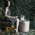 thumbnail image 3 of Jaxx Spring Outdoor Ottoman, White, 3 of 3