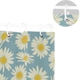thumbnail image 5 of Daisy Pattern Shower Curtain for Bathroom Modern Bathroom Decor Waterproof Washable Fabric Shower Curtains with 12 Hooks for Hotel Bathroom Bathtubs 60x72 Inch, 5 of 6