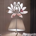 thumbnail image 6 of 3 Set Gold Blooming Lotus Flower Acrylic Mirror Art DIY 3D Wall Sticker Set Waterproof Home Mural Decor for Home Living Room Decoration, 6 of 9