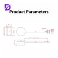 thumbnail image 4 of Non Contact Liquid Level Sensor Contactless Water Tank Water Level Sensor for Tank Water Level Control ,High-Quality Construction, 4 of 6