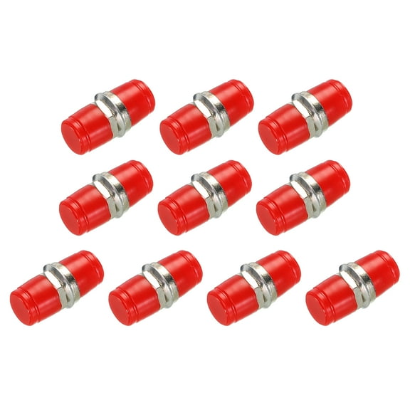 Uxcell Fiber Optical Coupler FC to FC UPC Round Flange, Single Mode Simplex Adapter, FC-FC UPC, for Network, 10pcs