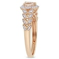 thumbnail image 4 of Everly Women's Morganite 10K Rose Gold Engagement Ring, 4 of 8