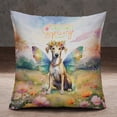 thumbnail image 2 of Welcome Spring Fairy Whippet in Flower Meadow Pillowcase Double Sided Dog Lover Pillow Case Covers - 13002, 2 of 3