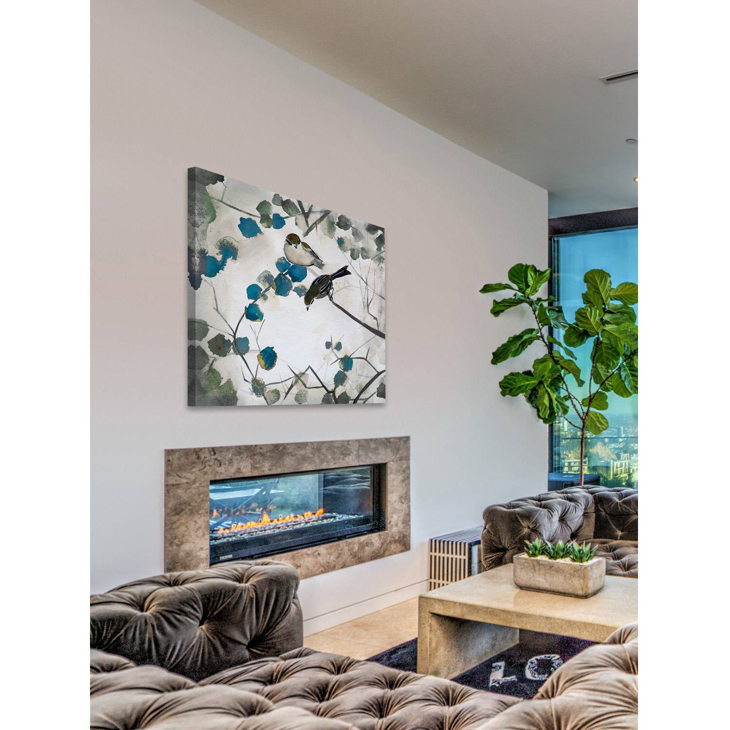 "Fall Cool" Painting Print on Wrapped Canvas