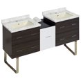 thumbnail image 1 of Imaginations Américaines 61,5 pouces W Vanity Set  Gris, 1 of 1