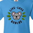 thumbnail image 4 of Inktastic Live Love Koalas Youth T-Shirt, 4 of 5