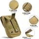 thumbnail image 2 of Bolsa táctica para teléfono inteligente (caqui) Bolsa EDC con soporte para teléfono, 2 of 5