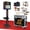 Black, variant on Mirror Photo Booth Machine with Camera and Printer,15.6'' Touch Screen,Mirror Photo Booth Machine with APP Control Ring Light Flight Case for Party Event Rentals (Black, Camera+Printer)