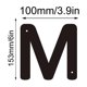 thumbnail image 2 of Iron Art 3D House Number Letters | Antique Industrial Texture Coated Metal Sign | English Alphabet A-Z | Home Garden Store Decoration | Includes 2 Screws | Durable Ornamental Plaque, 2 of 5