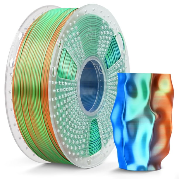 Filamento para impresora 3D SUNLU Silk PLA, triple color, 1,75 mm, 1 kg