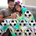 thumbnail image 3 of Soccer Gifts Blanket Throw Stuff Accessories Plush Cozy Soft Flannel Bedding Soccer Blankets Gifts for Women Men Adults Men Sofa Couch Bed Room Decor 50"X40", 3 of 7
