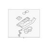 Genuine OE Kia Upper Console - 84650-D9890CN5