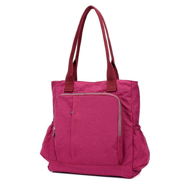 Polyester Shoulder Bag Splash-proof Large Capacity Casual Tote Bag Work Handbag