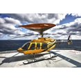 thumbnail image 2 of A Bell 407 utility helicopter on the helipad of an oil rig Poster Print (16 x 11), 2 of 2