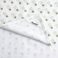 thumbnail image 5 of Beautiful 1-Piece Printed Flour Sack Cotton Dish Cloth, 30"W x 30"L, Green & White by Drew Barrymore, 5 of 7