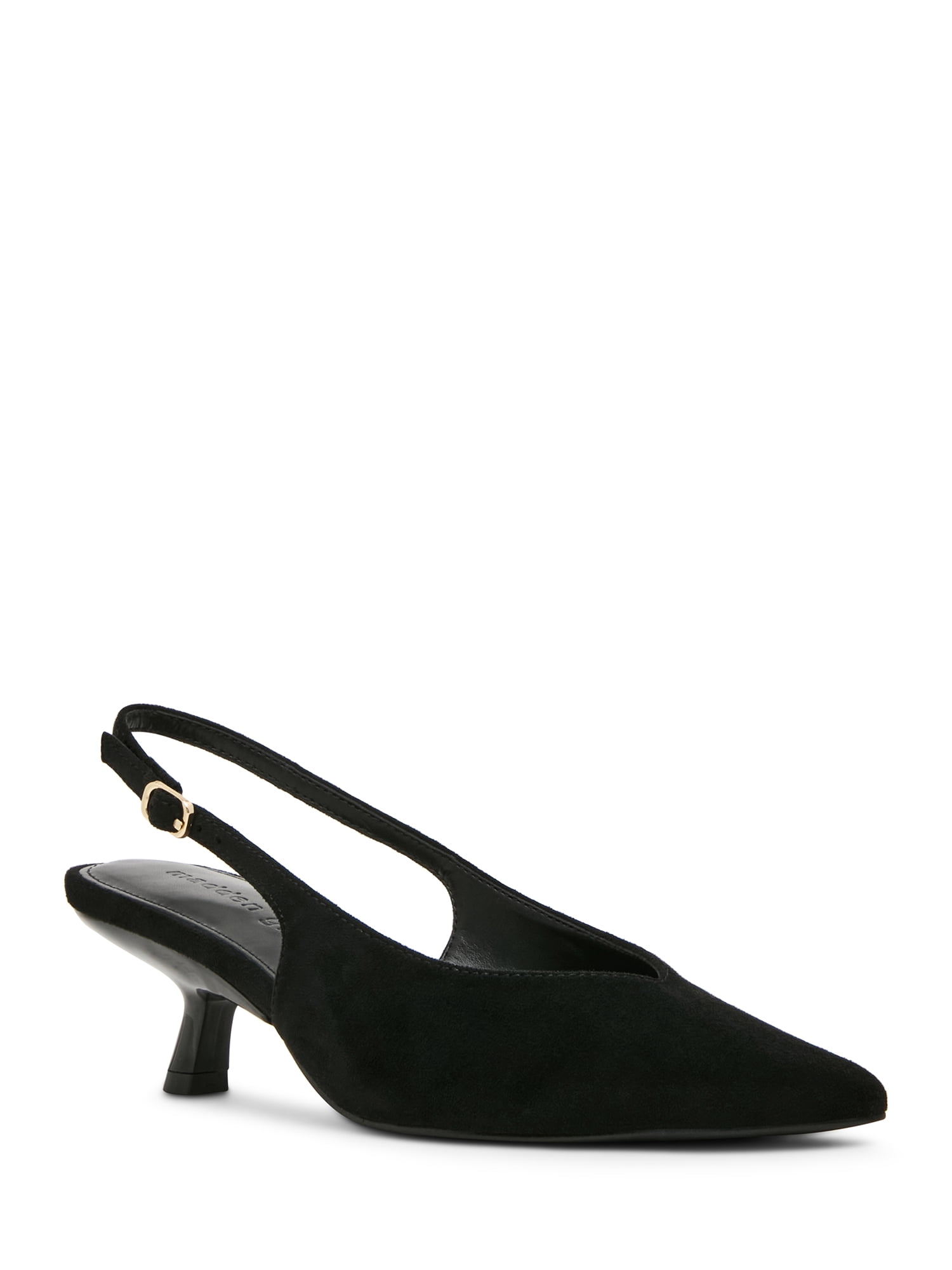 Madden Girl Women's Kittenn Slingback Kitten Heel