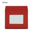 thumbnail image 3 of Unique Bargains 4'' Clear Double Sided Mailing Photos Full Face Window Envelopes, Red 10 Pack, 3 of 5