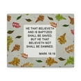 thumbnail image 5 of Scripture Walls Shall Be Saved Mark 16:16 Bible Verse Canvas Christian Wall Art Ready to Hang Unframed, 5 of 17