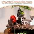 thumbnail image 4 of Simulated Water Wheel Model Landscaping Prop Portable Plastic Water Wheel Waterfall Fountain Accessory, 4 of 6
