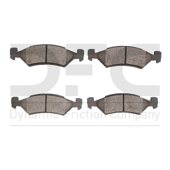 Dynamic Friction Company 5000 Advanced Brake Pads - Semi Metallic 1551-0170-00-Front Set