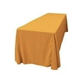 thumbnail image 2 of LA Linen Polyester Poplin Rectangular Tablecloth 90 by 156-Inch, Gold, 2 of 2