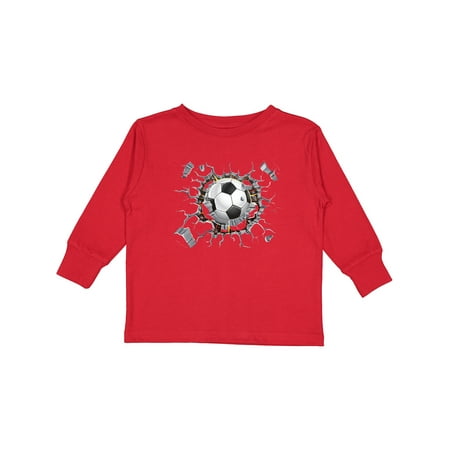 

Inktastic Soccer Breakthrough Gift Toddler Boy or Toddler Girl Long Sleeve T-Shirt