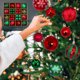thumbnail image 1 of Christmas Holiday Accessories Painted Christmas Balls Set Plastic Balls Window Available Christmas Tree Available Christmas Tree Small Pendant, 1 of 6