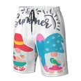 thumbnail image 4 of Fotbe Gnomes Summer Trajes de Baño Estampados para Hombre, Shorts de Verano de Secado Rápido, Ropa de Playa, Bañadores-XX-Large, 4 of 6