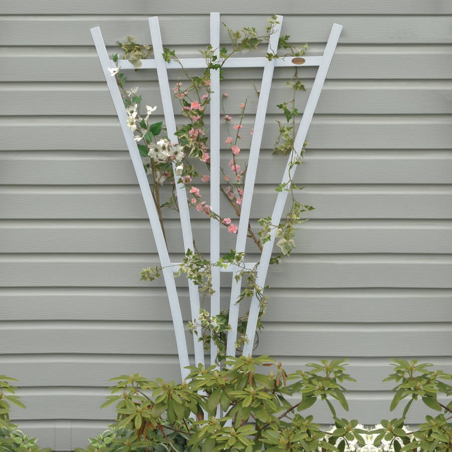 Highwood Eco-Friendly Hartford Fan Trellis, in White by Highwood USA