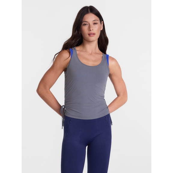 Avia Women's Ruched Tank Top, Sizes XS-XL
