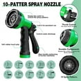 thumbnail image 5 of WeGuard 3/4" x 100ft Heavy Duty Non-Expandable Garden Hose with 10 Function Spray Nozzle, 5 of 7