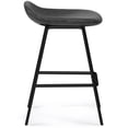 thumbnail image 2 of Dafney Contemporary Counter Height Stool (Set of 2) in Distressed Charcoal Gray, 2 of 10