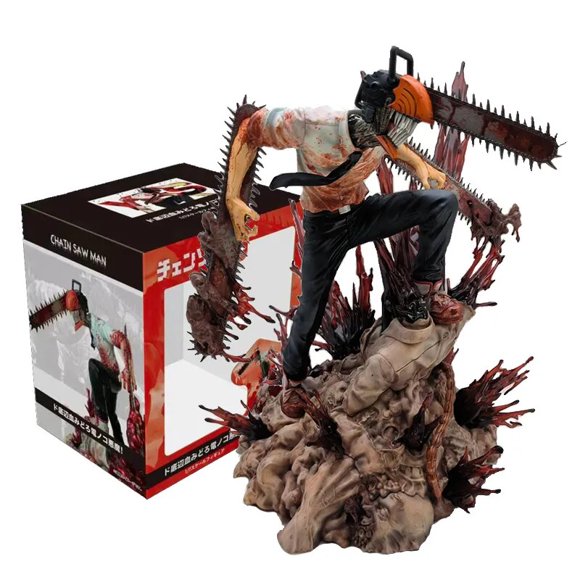18cm Chainsaw Man Denji Anime Figure Makima Power Action Figure Chainsaw Man Pochita Figurine Adult Collectible Model Doll Toy