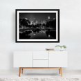 thumbnail image 6 of Charlotte Skyline & Marshall B&W - Charlotte North Carolina Photography Black and White Skyline City Nightlife Bridge Architecture Black Framed Wall Art Print 12 x 16 inches, 6 of 8