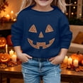 thumbnail image 2 of NordicNest Girls Halloween Print Long Sleeve Sweatshirt Pullover Lined Casual Top Camisole Girls Halloween, 2 of 5